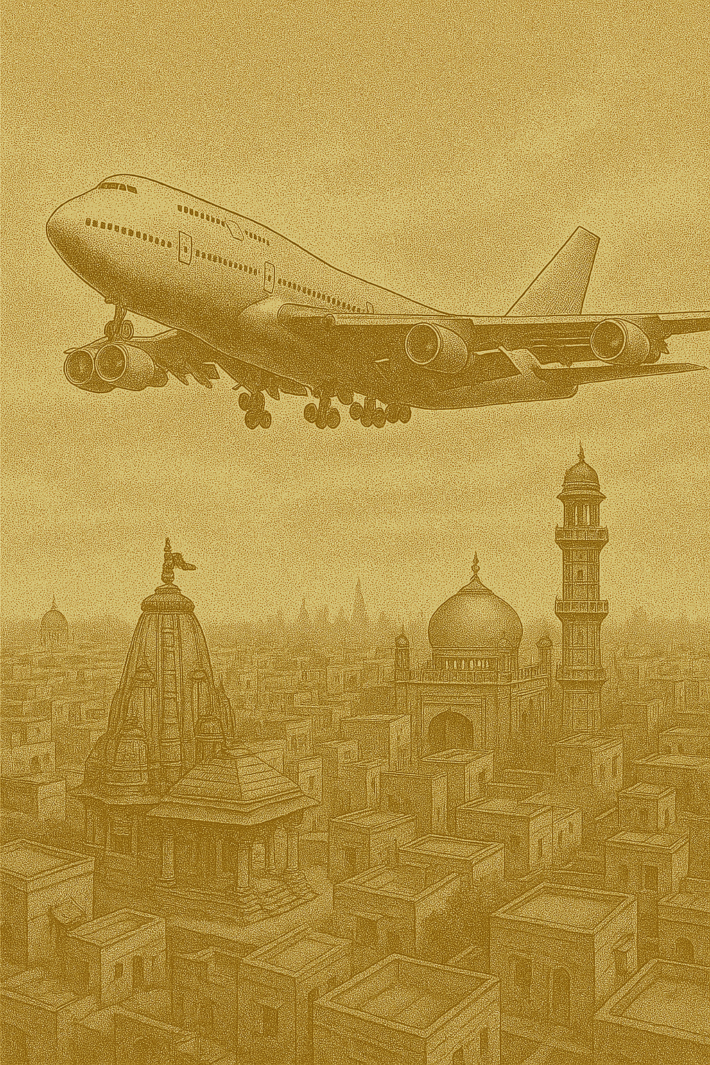 RIGHT AFTER TAKEOFF, A BOEING CRASHED IN INDIA